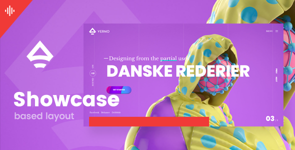 Verno | Creative Showcases for Agencies Theme Logo